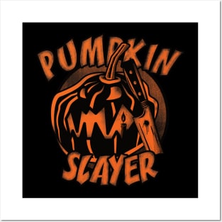 Halloween Pumpkin Slayer Posters and Art